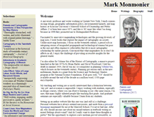 Tablet Screenshot of markmonmonier.com